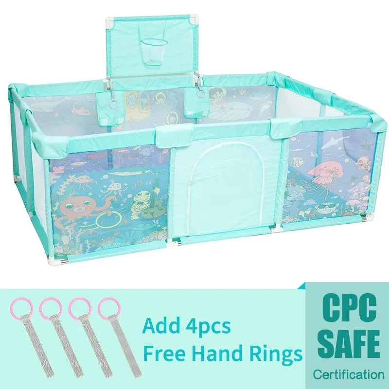 IMBABY Children's Game Indoor Playground Baby's Walking  Crawling Mat Fence Protective Fence  Baby Fence Safety  Play Pen