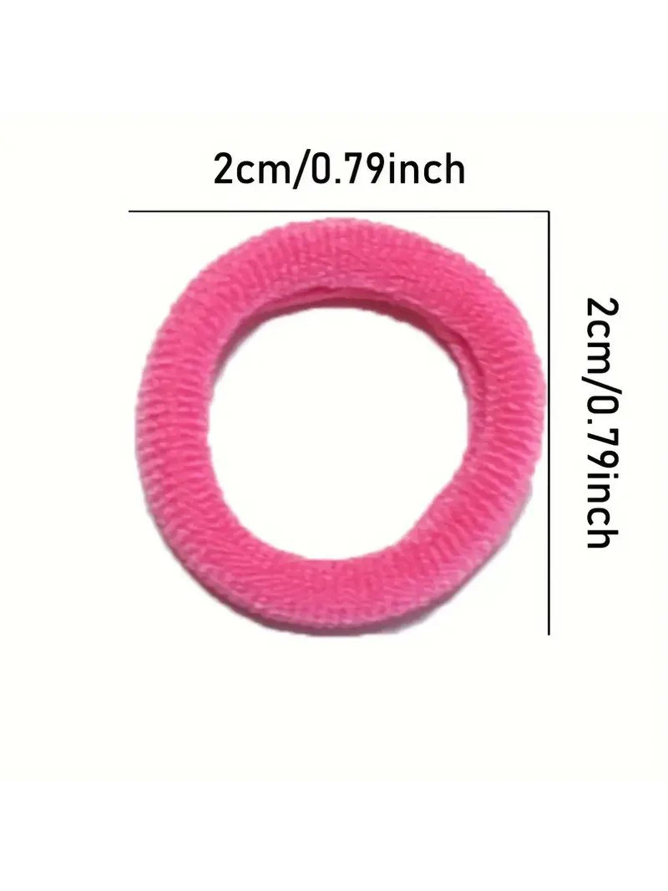 200Pc Colorful Nylon Elastic Hair Bands