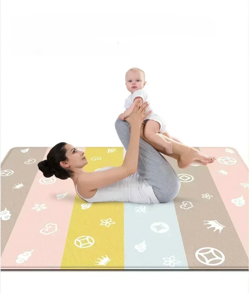Non Toxic Foldable Baby Play Mat Educational Children's Room Carpet Non Slip and Anti Fall Floor Children's Activity Toys