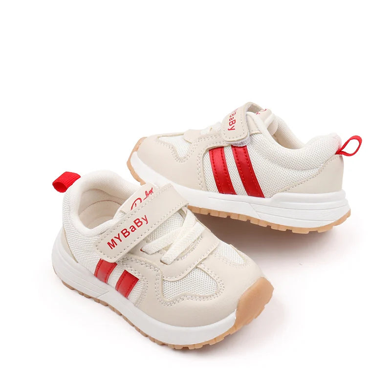 Baby Sneaker Spring and Autumn High Quality Rubber Sole Toddler Sport Shoes for Kids Outdoor Play Prewalking 2024 Fashion BM07