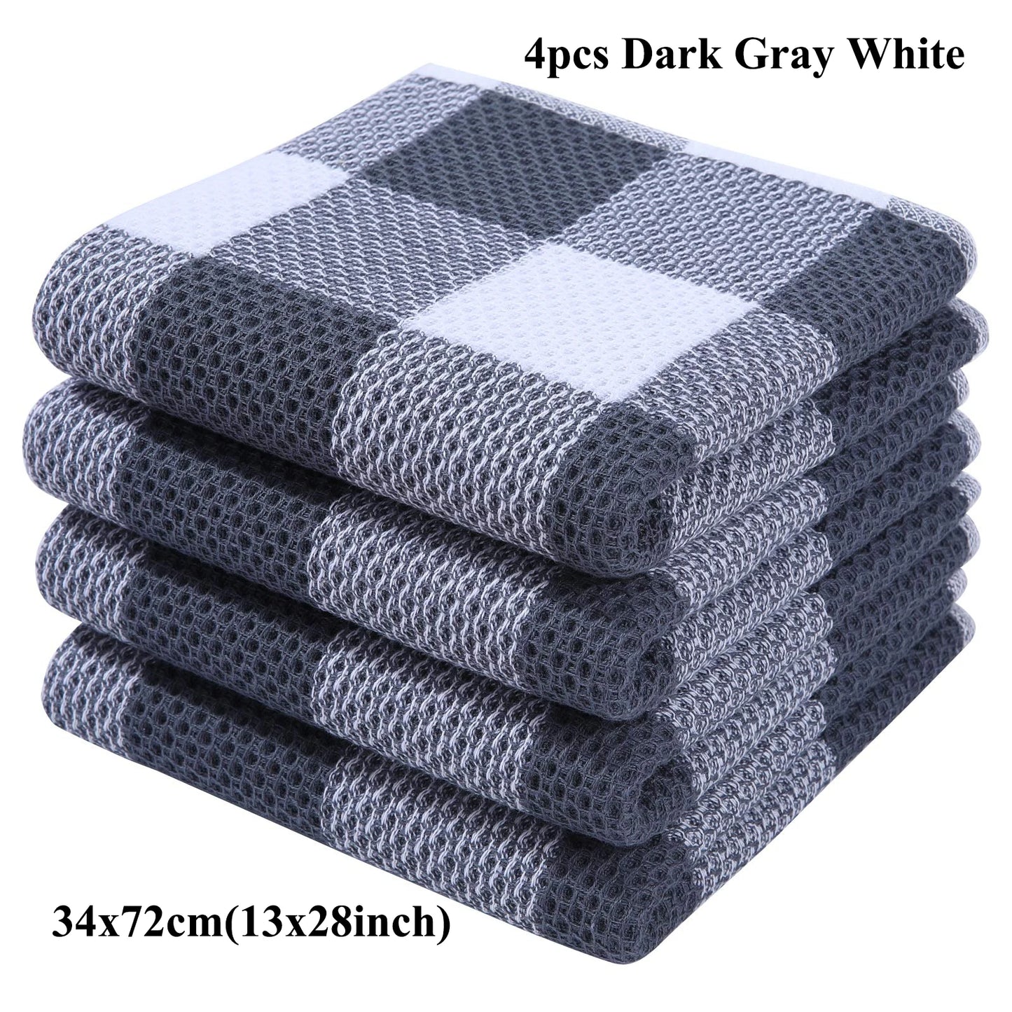 Olanly 100% Cotton Dish Cloth Towels