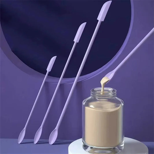 3Pc Silicone Scraper Makeup Brushes Set