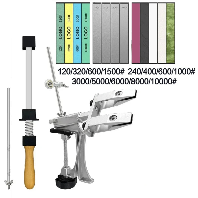 Professional Knife Sharpener Aluminum alloy Fixed Angle Sharpener Diamond Stone Whetstone Kitchen Tools Sharpen Machine Knives