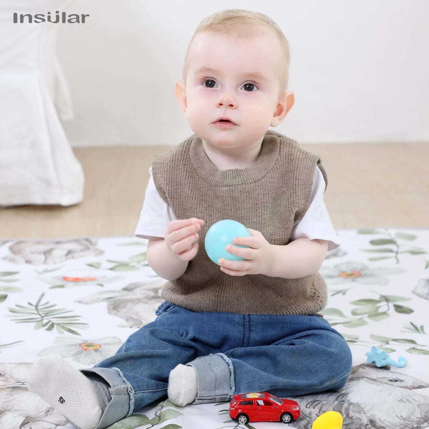 Foldable Baby Play Mat Non Slip Waterproof Durable Educational Children's Carpet In The Nursery Climbing Pad Kid Activitys Games