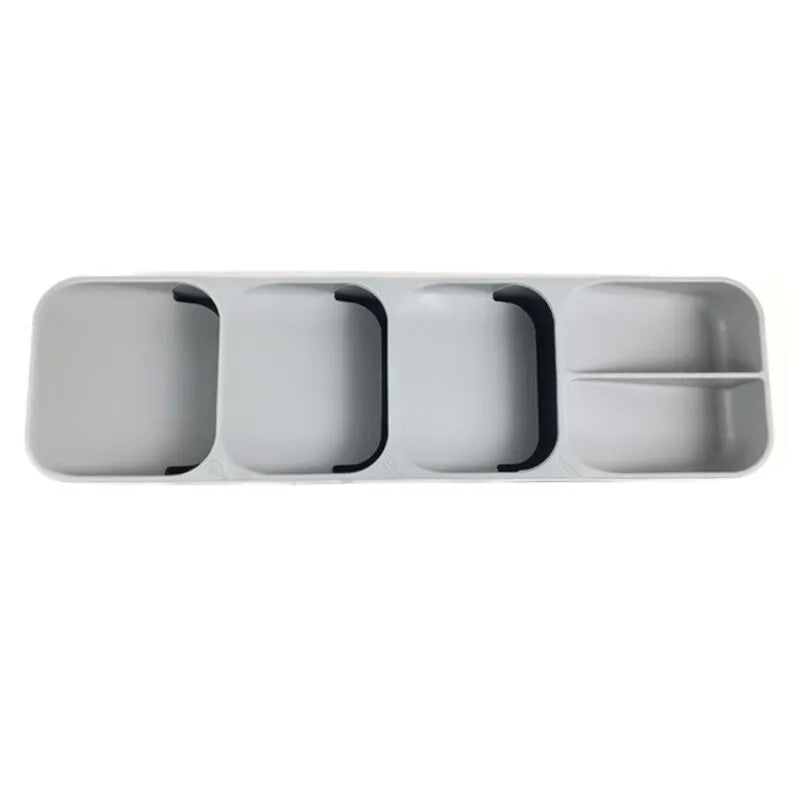 Kitchen Drawer Cutlery Storage Tray Knife Holder Spoon Forks Tableware Organiser Container For Spice Bottles Knives Block Rack