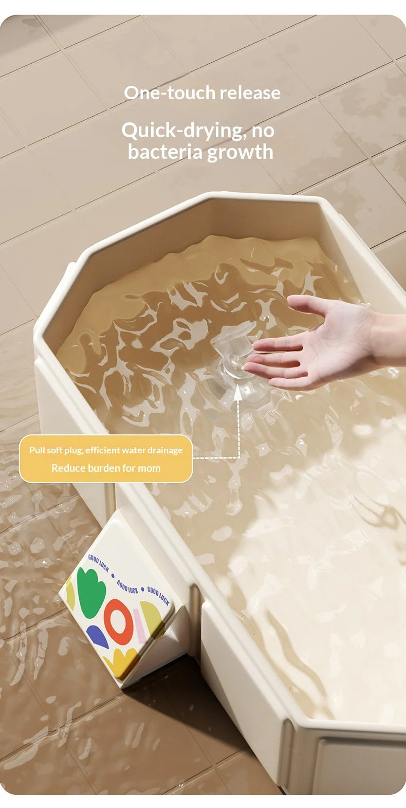 Large Baby Bathtub 0-5 Year Old Children Foldable Tub Babies Sit Lie Down All-in-One Newborn Bathing Basin Keep Warm Baby Tubs