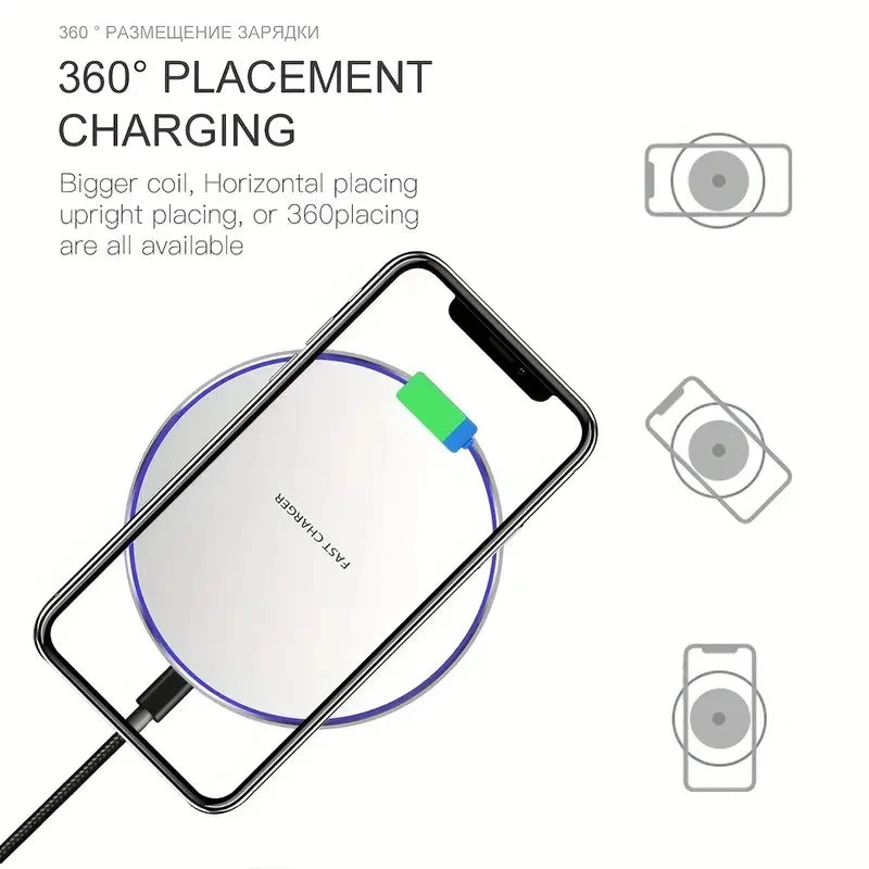 30W Wireless Charger For iPhone 15 14 13 12 X Pro