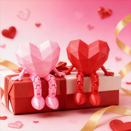 2026 Valentine's Day Heart Joint Miniature Figurine Doll Happy Valentine's Day Party Decor for Home Creative Valentine Love Gift