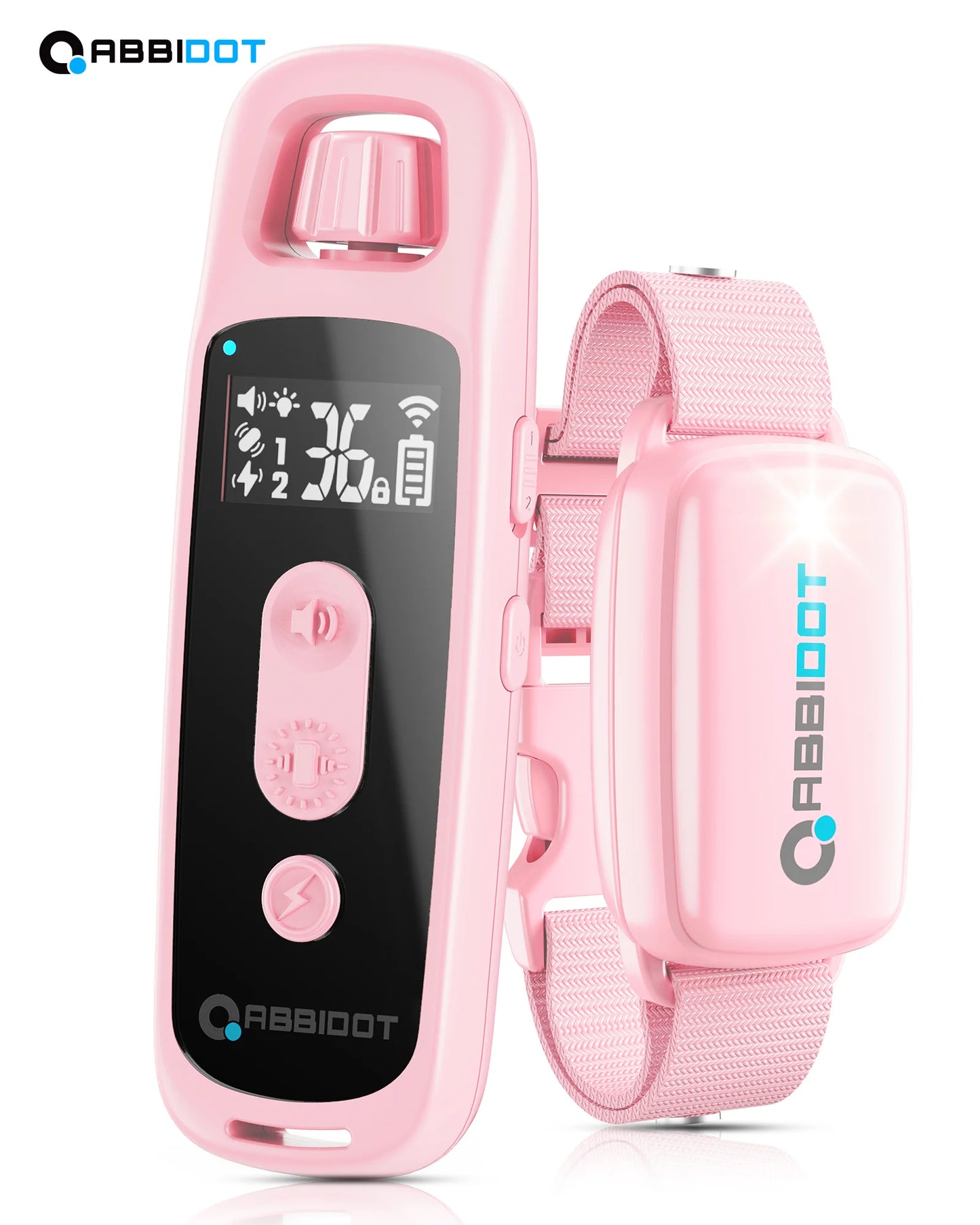 ABBIDOT T30 Dog Training Collar – 3300ft Remote Electric Training Strap for Large Dogs