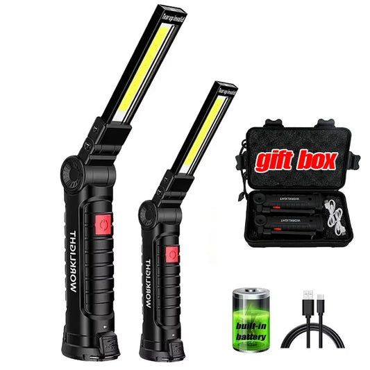 LED Work  Flashlight Lamp With Magnetic Hook