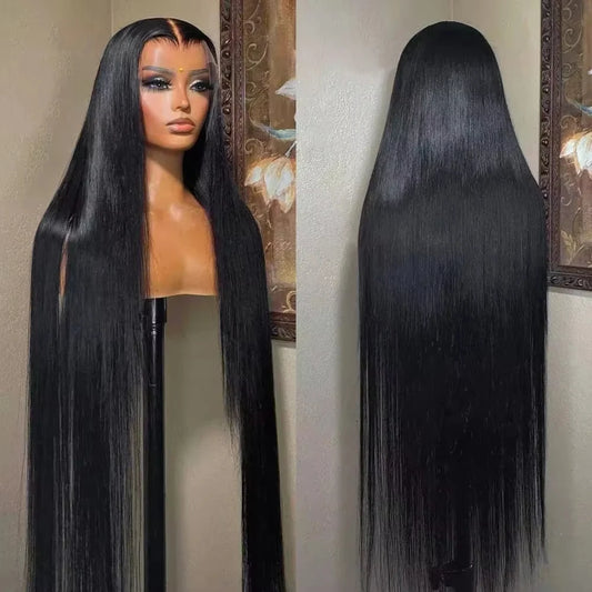 Lafino 200% Density Hd Lace Wig 13x6 Human Hair Straight 13x4 Lace Front Wig Human Hair Bone Straight Black Wig Brazilian Hair