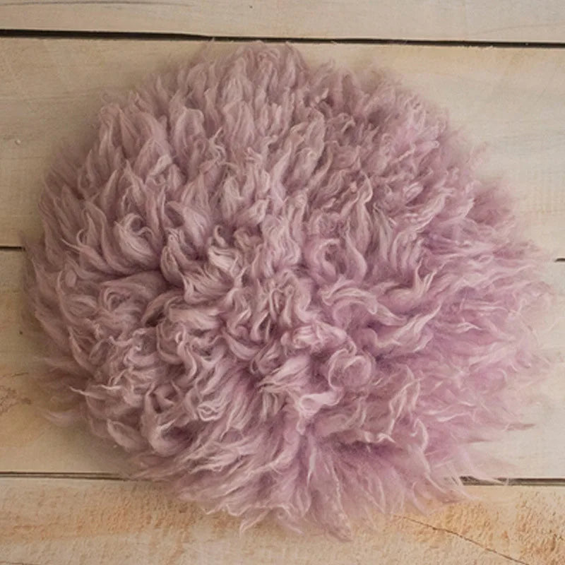 100% Flokatti Wool Mats Baby Photography Blanket Newborn Wrap Flokati Props for Newborns Photo Shoot Fotografia Accessories