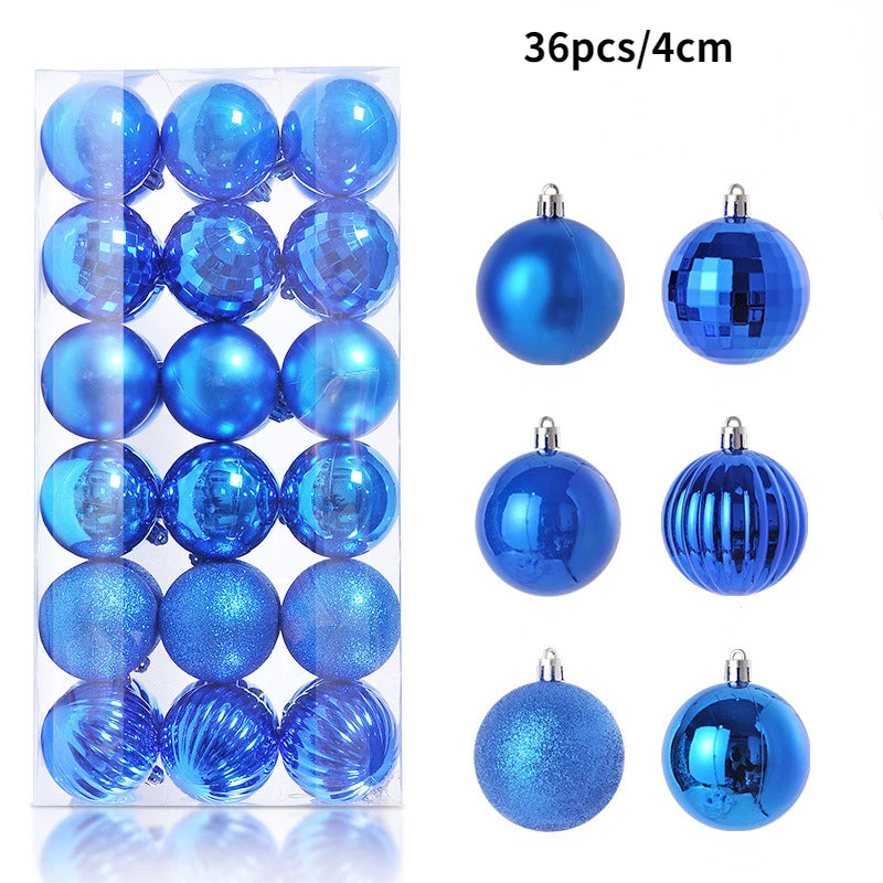 24-36Pcs Xmas Tree Balls Decorations