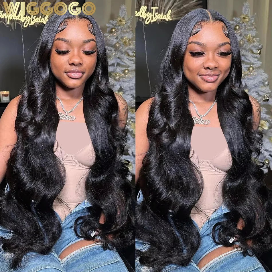 Nneka 200% Density Glueless Loose Body Wave 4x4 Closure Human Hair Wig 5x5 Hd Lace Closure Pre Cut Pre Plucked Glueless Wig