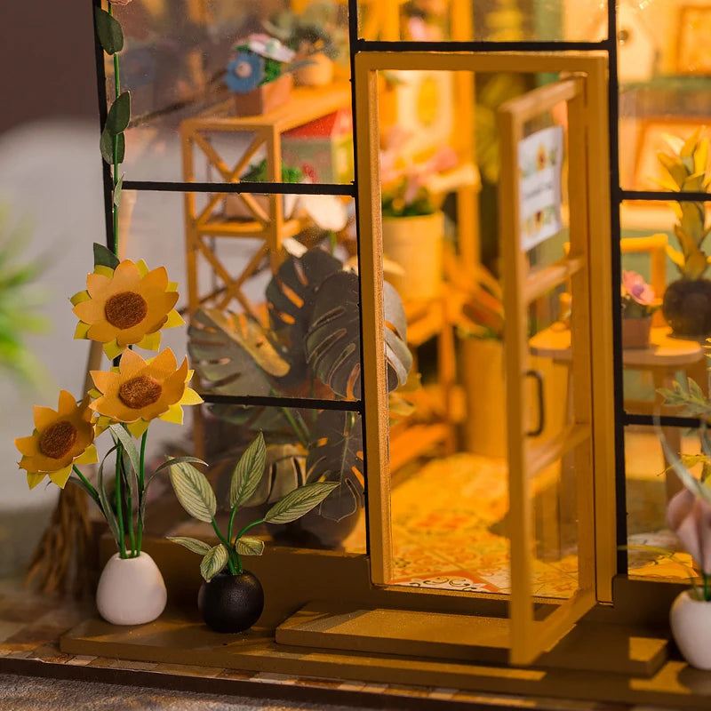 Mini DIY Flower Doll House Kit