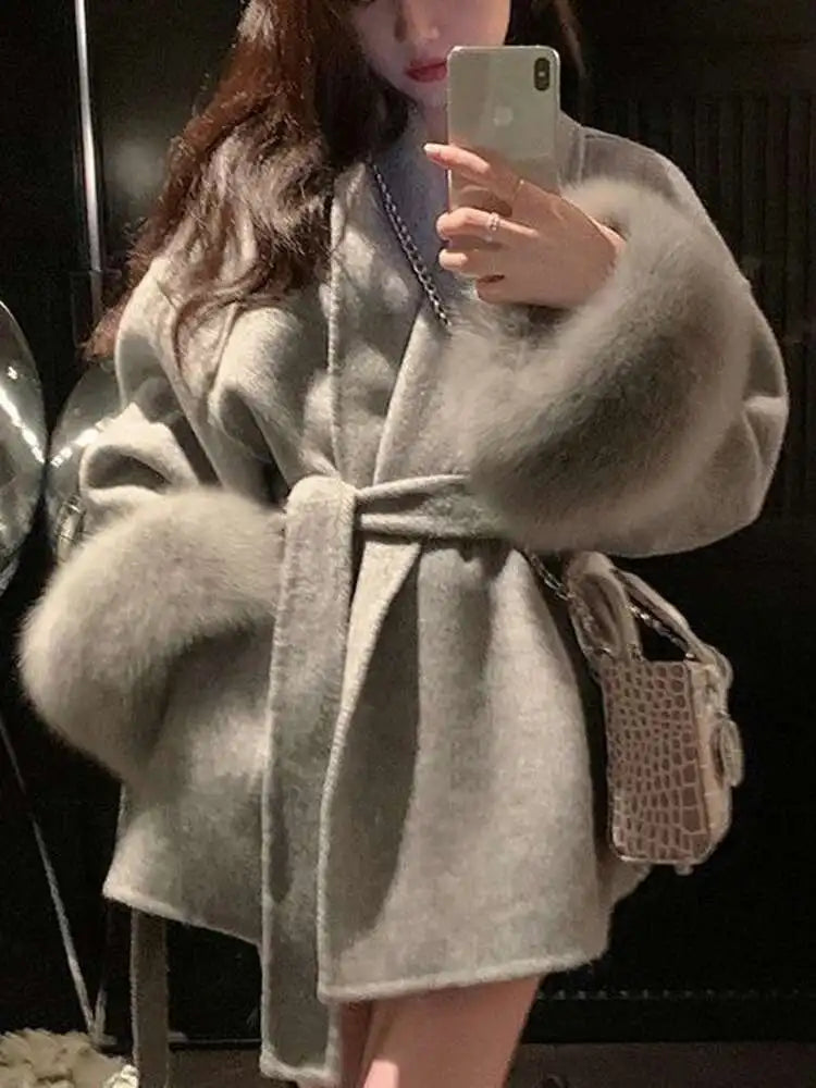 Elegant Lady Overcoat