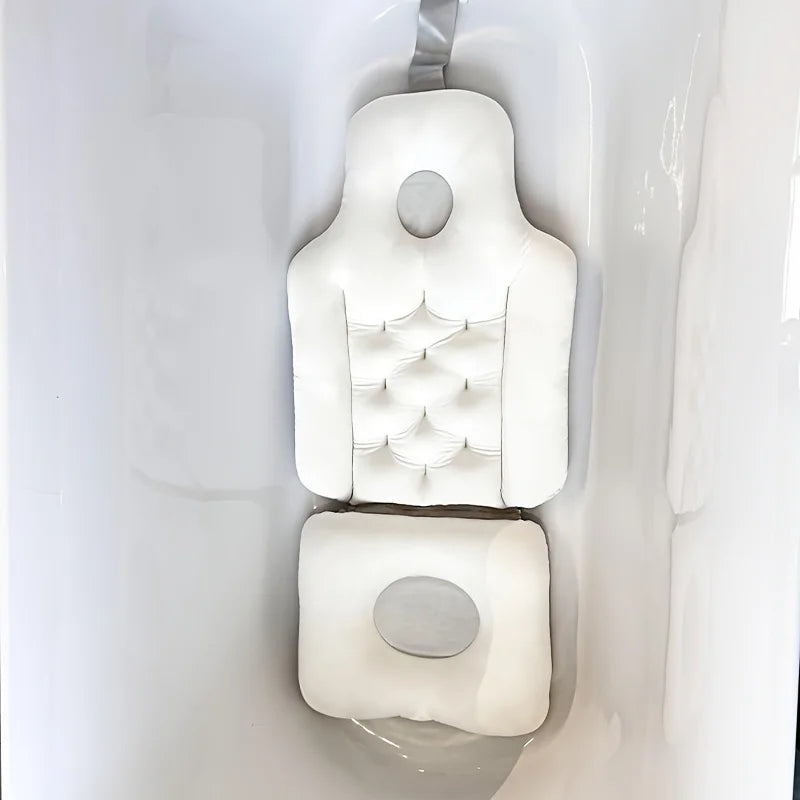 Adult Bath Mat Foldable Bathtub Mat Household Bathtub Mat Bathtub Backrest Polyester Blend Mat Adults Can Sit on the Bathtub