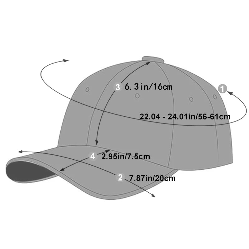 Unisex Tiger Head Embroidery Baseball Caps Spring and Autumn Outdoor Adjustable Casual Hats Sunscreen Hat