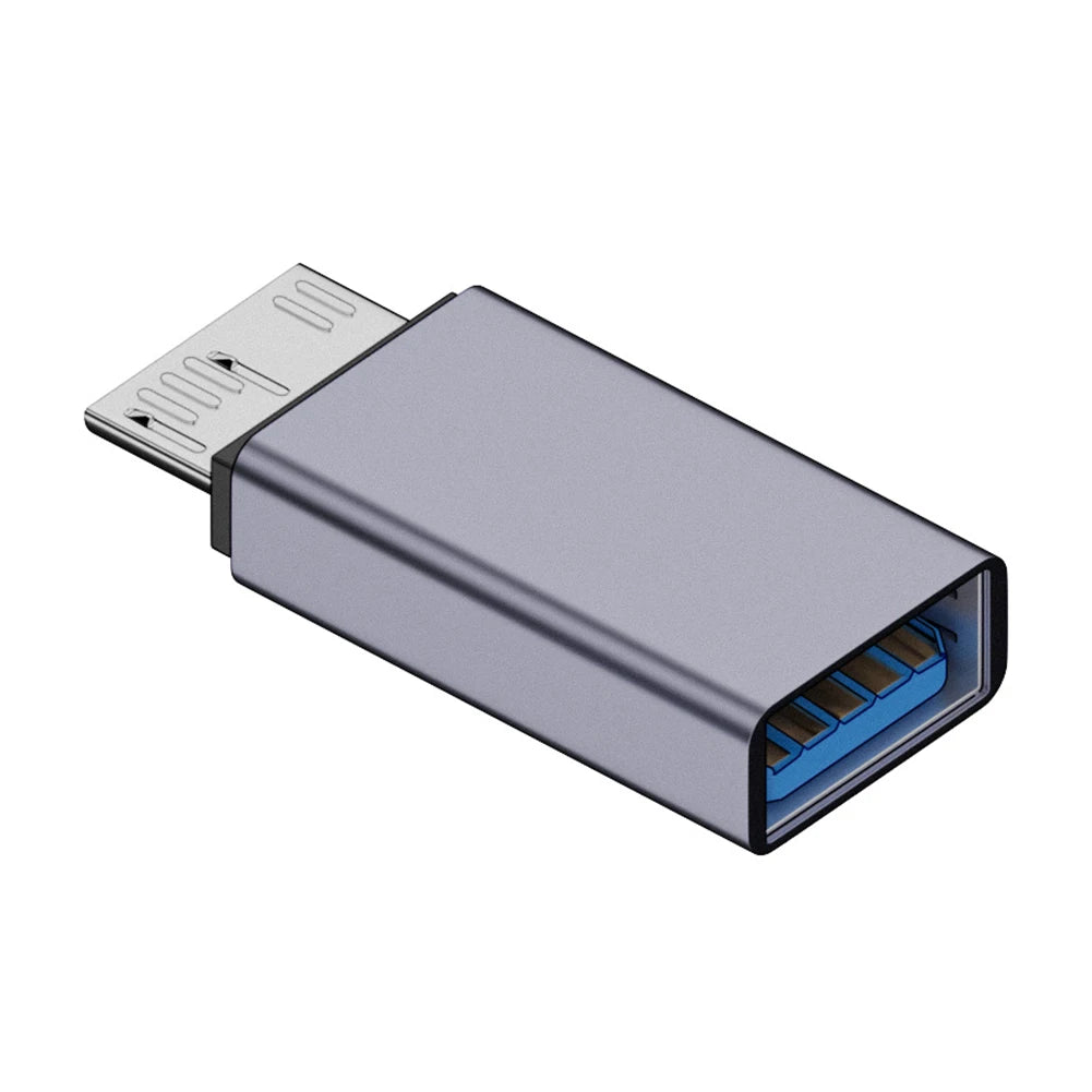 USB TYPE-C To Micro B HDD Adapter USB3.1 Gen2 10Gbps 7.5W Micro B to USB C 3.1 Adapter for Hard Drive Cable External SSD HDD