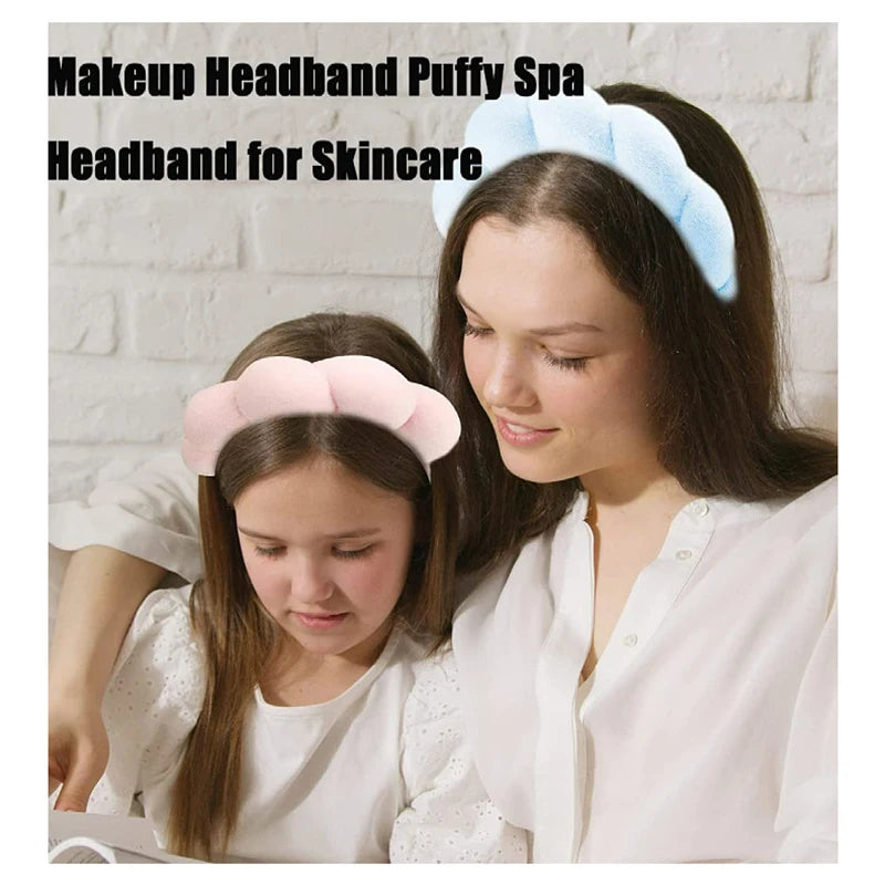 Multifunction Sponge Headband For Face Washing, Makeup Removal & Shower Hair Band
