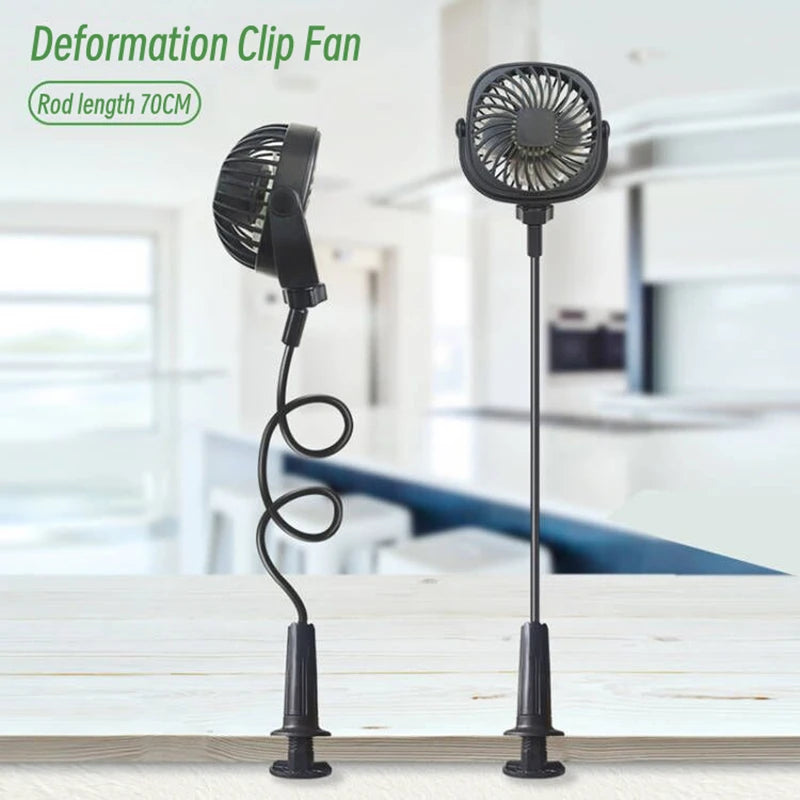 USB Electric Portable Adjustable 3 Speed Fan