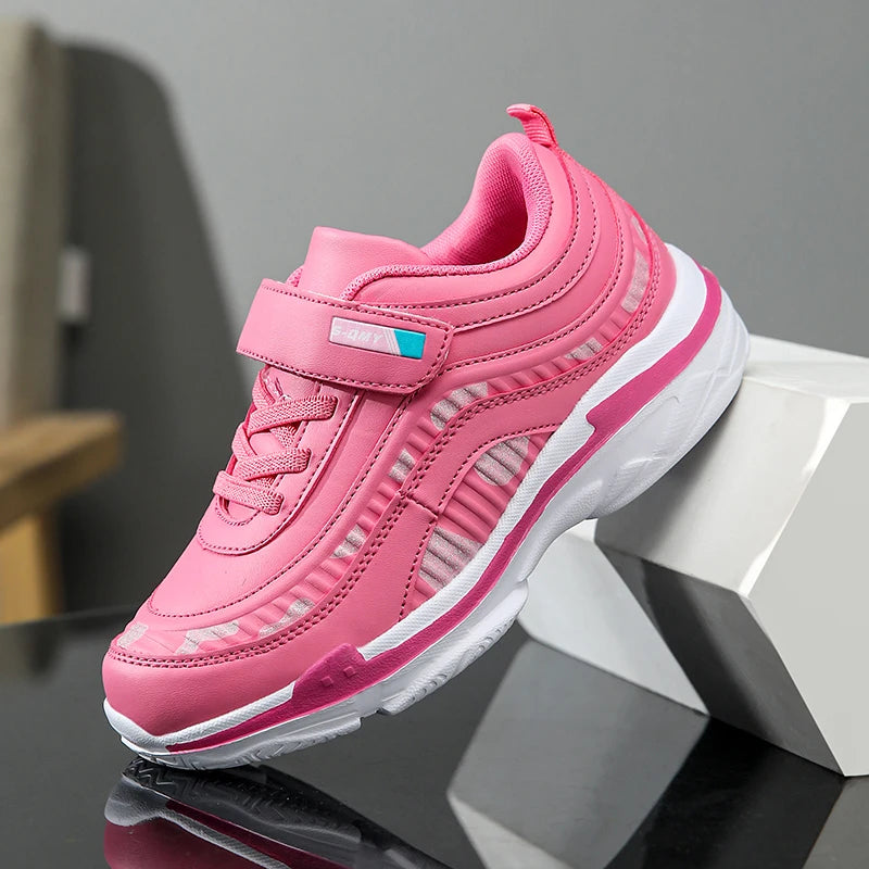 Girls’ Athletic Waterproof Shoes – Casual Sport Trainers for Outdoor Fun