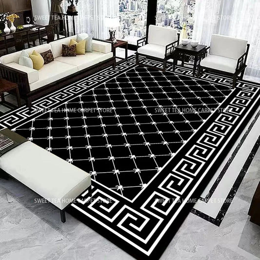 Nordic Light Luxury Living Room Rugs Modern Simplicity Style Bedroom Carpet Room Decor Non-slip Floor Mats Big Size 200x300