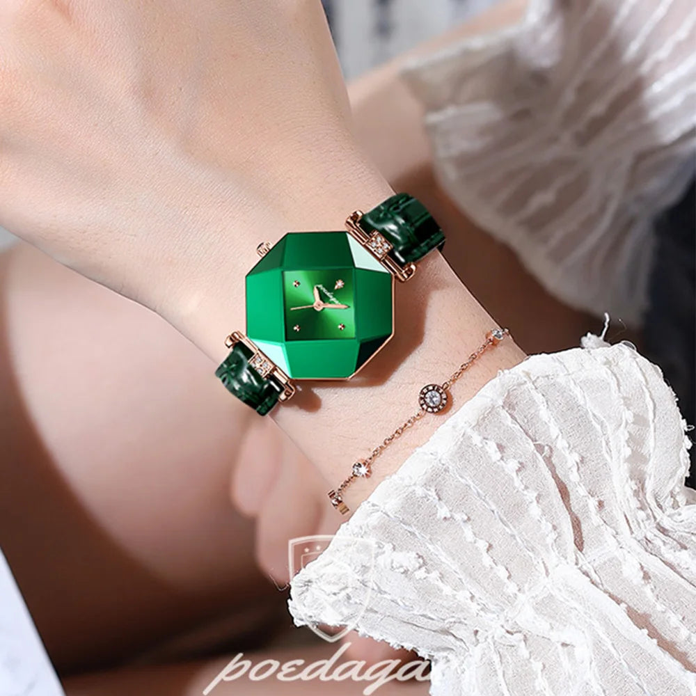 POEDAGAR Luxury Elegant Woman Watch Quartz Waterproof Leather Ladies Wristwatch Fashion Casual Women's Watches Female Reloj Gift
