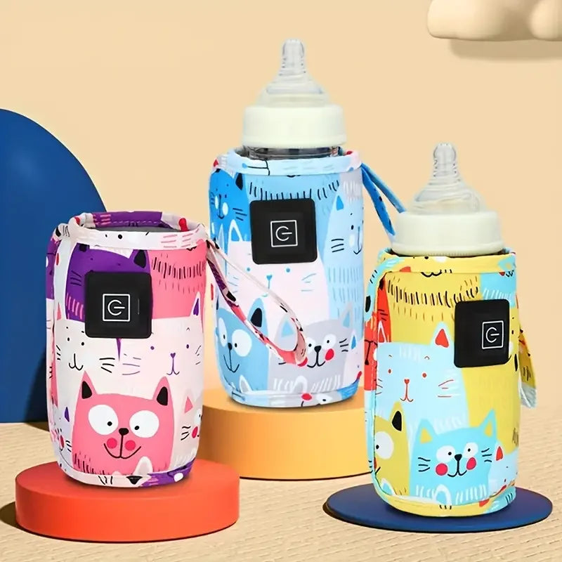USB Milk & Water Warmer – Portable Bottle Heater and Insulated Bag for Travel, Stroller, and Baby Feeding