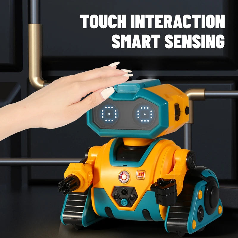 Smart Robot Interactive Toy – 2.4G Remote Control, Music-Sensing and Intelligent Induction for Kids