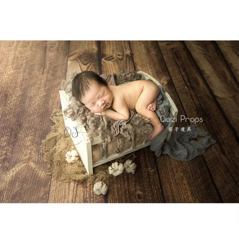 100% Flokatti Wool Mats Baby Photography Blanket Newborn Wrap Flokati Props for Newborns Photo Shoot Fotografia Accessories