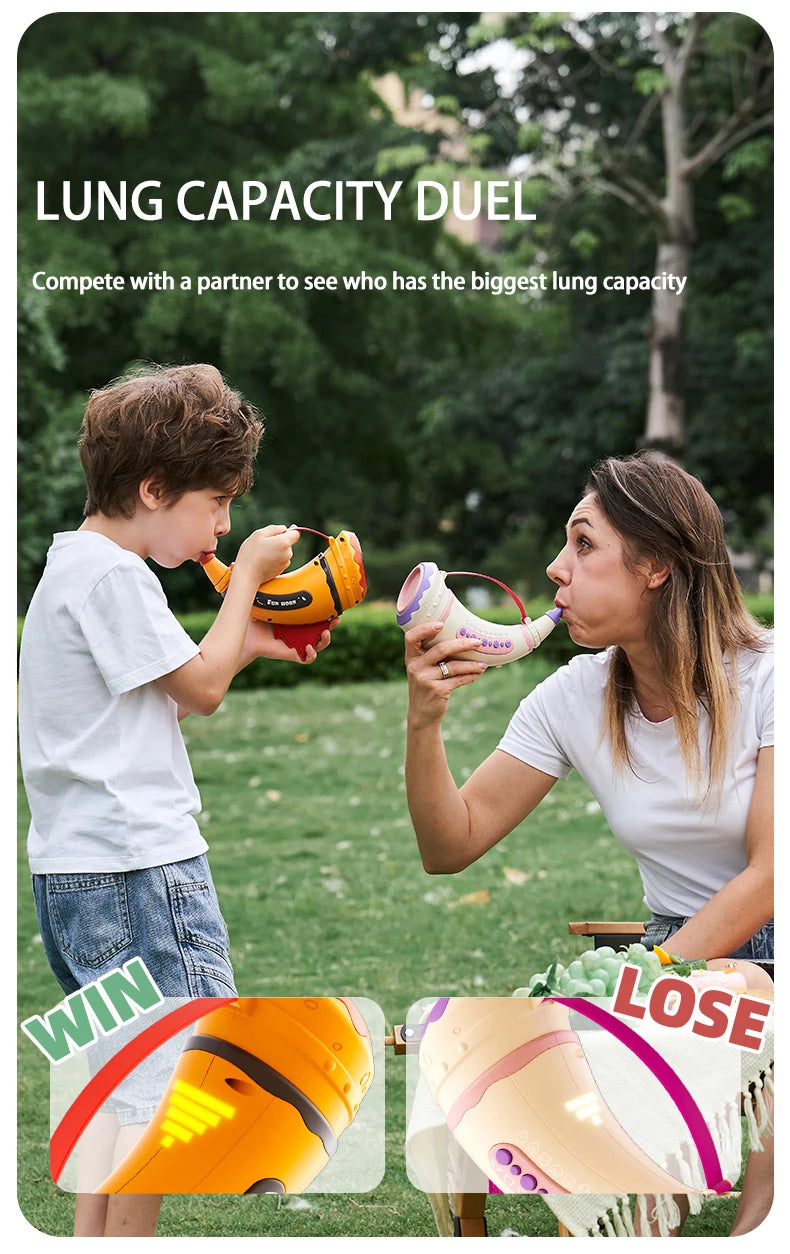 Animal Caller Electronic Toy – Horn-Style Sound Maker with Elephant, Tiger, Wolf, Cat, Dog, Cow, and Bird Sounds for Kids