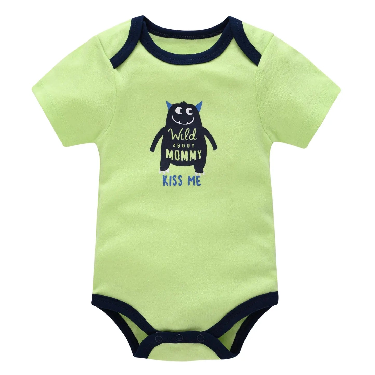New Baby Boy Clothes Summer 100% Cotton Blue Grey Tie Print Three Piece Short Sleeve Bodysuit Pants vetements bebe For 0-12M