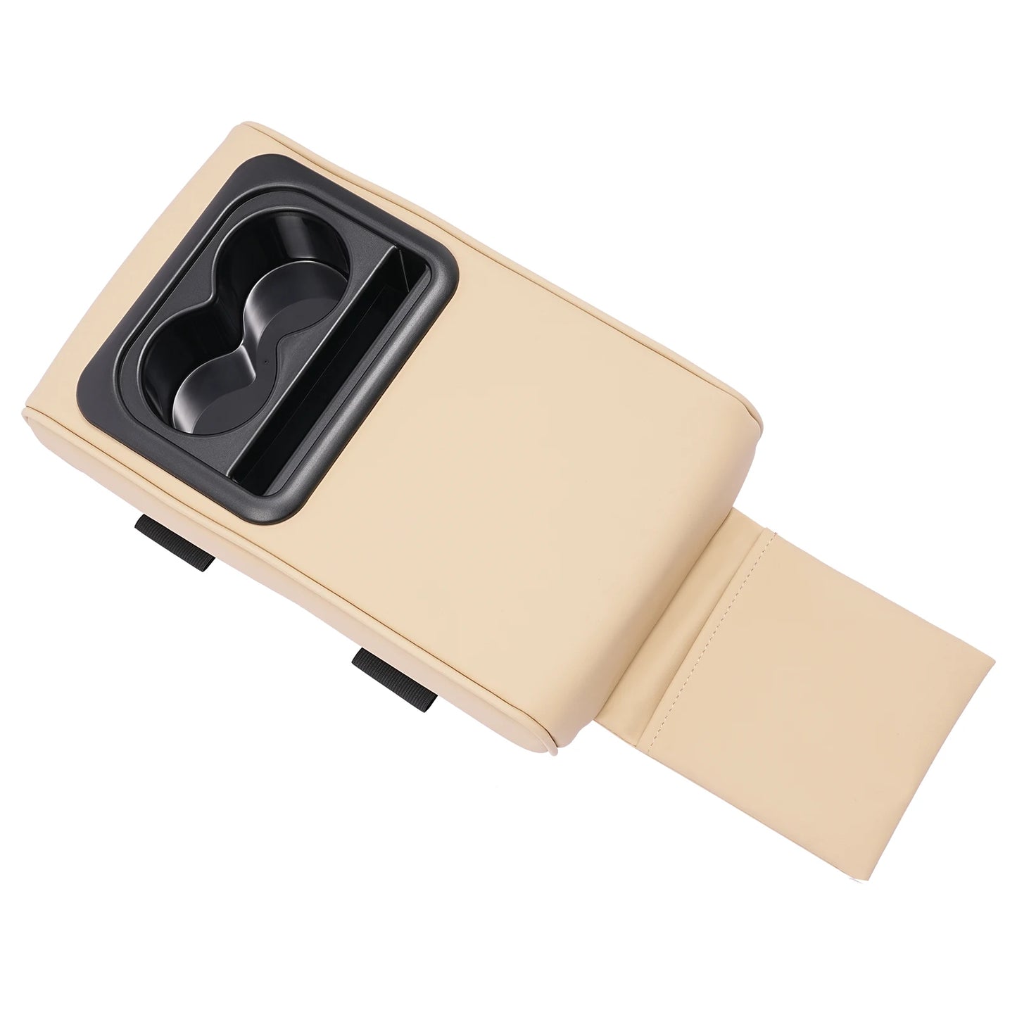Universal PU Leather Center Console Armrest Cushion Pad Direct Replacement 21cm Wide Car Interior Accessories Anti-Slip Sponge