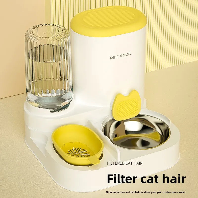 Automatic Pet Feeder – Integrated Cat Food & Water Dispenser for Cats and Dogs
