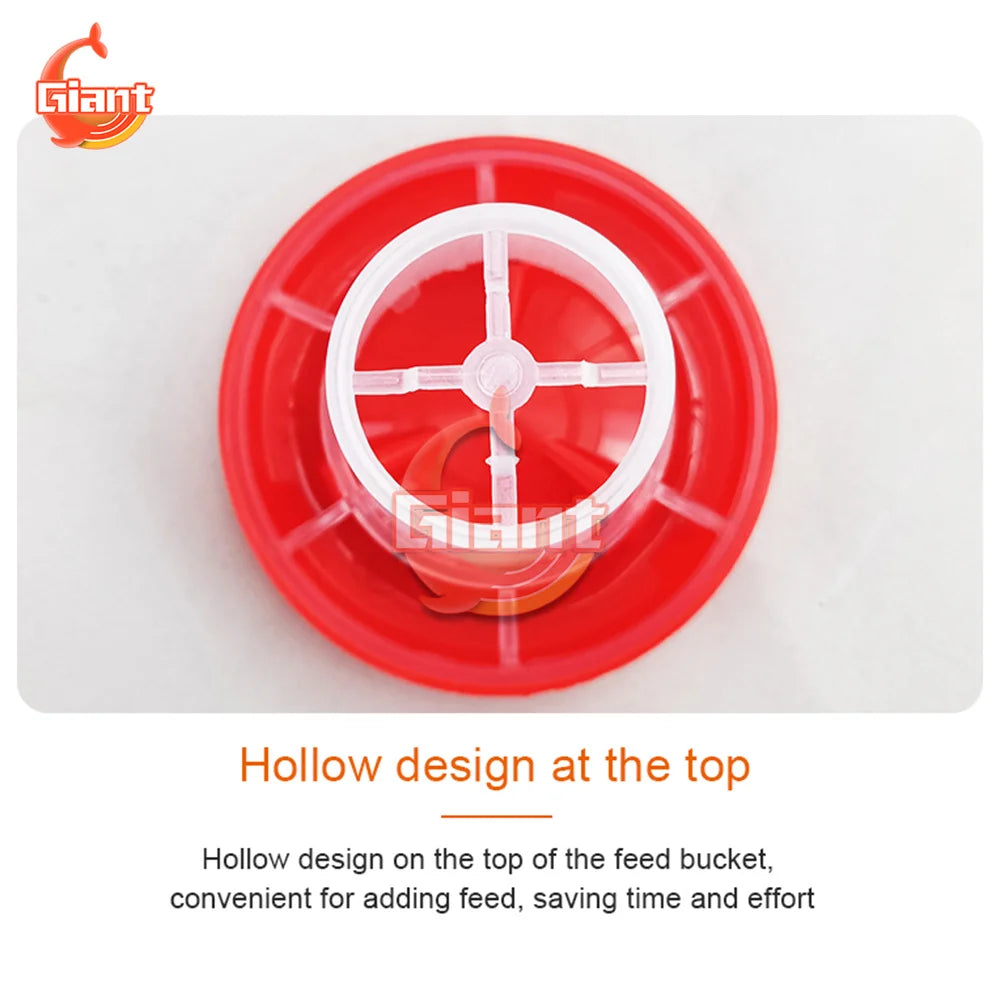 Chicken Chick Feeder & Waterer – Manger Grid Design for Easy Feeding and Drinking