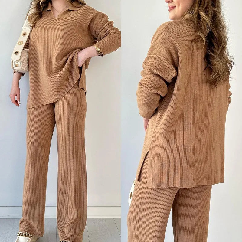 Two Piece Pant Knit Sweater