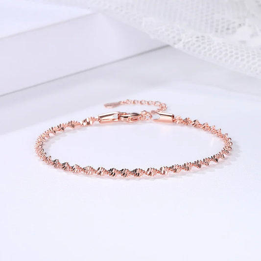 Rose Gold Twist Bracelet