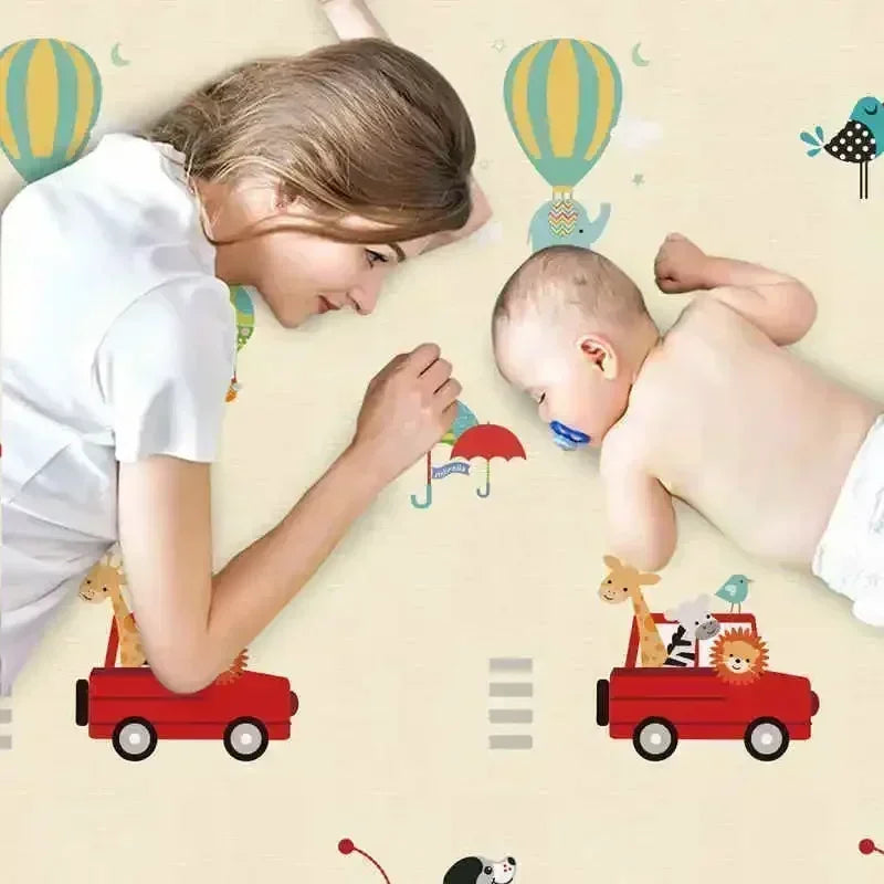 Non Toxic Foldable Baby Play Mat Educational Children's Room Carpet Non Slip and Anti Fall Floor Children's Activity Toys