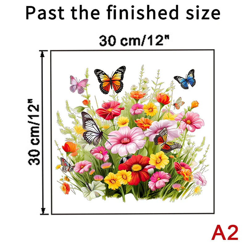 Butterfly Flower Waterproof Toilet Sticker Bathroom Toilet Seat Beautification Decorative Sticker Self-adhesive Decals