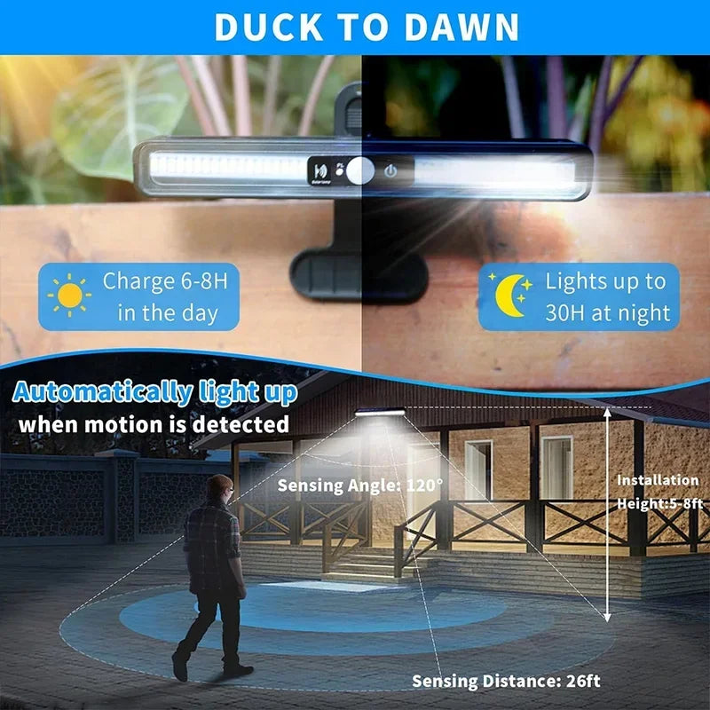 LED Clip On Solar Fence Lights
