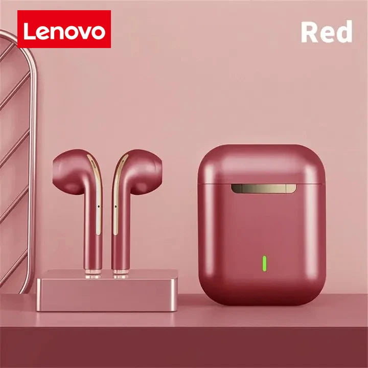 Lenovo J18 Wireless Earphone HiFI In-ear Stereo with Microphone Waterproof Bluetooth Touch Noise-cancelling Various Headphones
