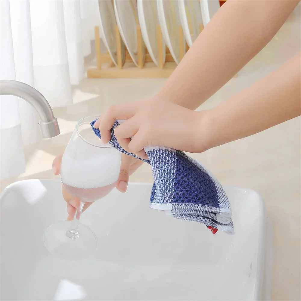 Olanly 100% Cotton Dish Cloth Towels