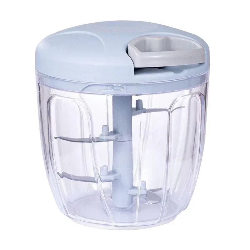 500/900ML Manual Garlic Chopper Press Stainless Steel Multi-Purpose Food Cutter Heavy Duty Ergonomic Kitchen Tool