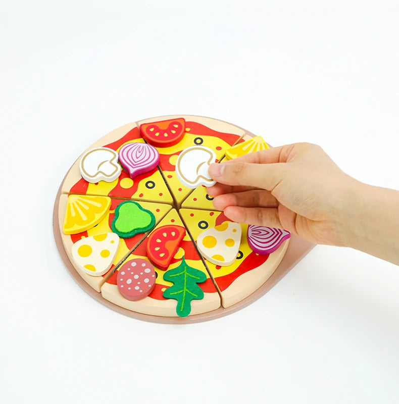 Wooden Kitchen Toys Pretend Toys Cutting Cake Play Set Food Kids Toys Montessori Tea Party Learning Educational Toys For Gifts