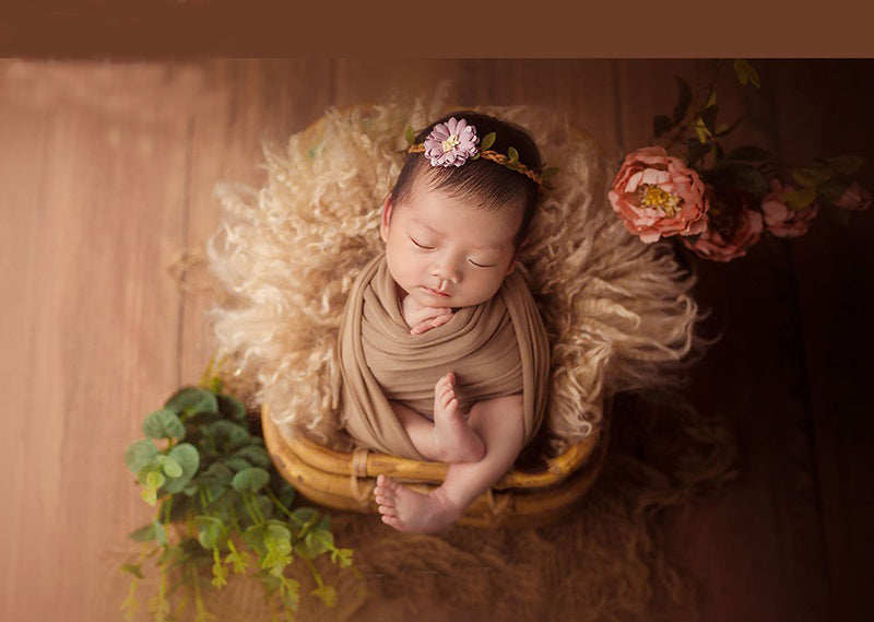 100% Flokatti Wool Mats Baby Photography Blanket Newborn Wrap Flokati Props for Newborns Photo Shoot Fotografia Accessories