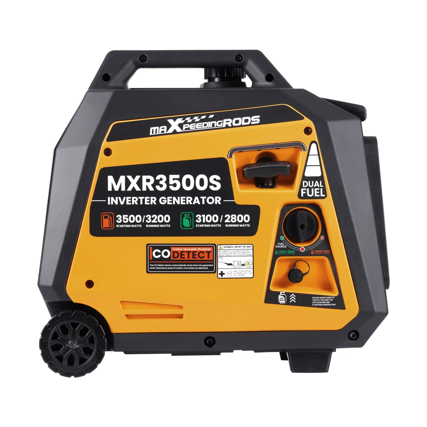 3500 Watt Portable Generator Inverter Gasoline/Propane Dual Fuel Electric Start