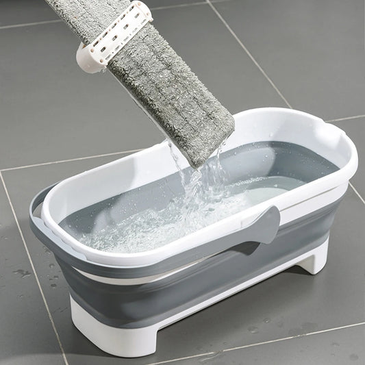 Portable Folding Collapsible Bucket With Handle