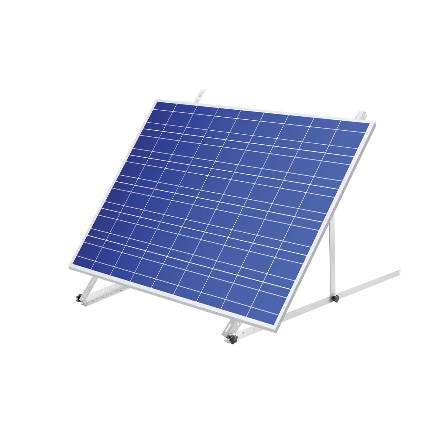 2 Pack 41" Adjustable Solar Panel Racks, Aluminum Alloy Frame, 0-90° Tilt, RV Tilt Mount Brackets for Boat / Roof