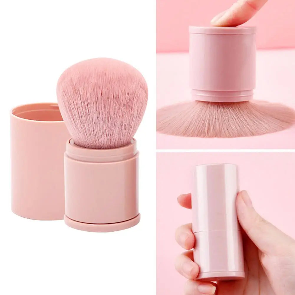 Retractable Mini Foundation Blush Brush